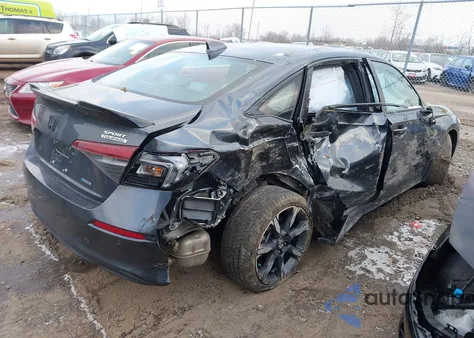 2025 Honda Civic Hybrid Sport/Sport Touring z USA, uszkodzony, nr VIN 2HGFE4F80SH329345